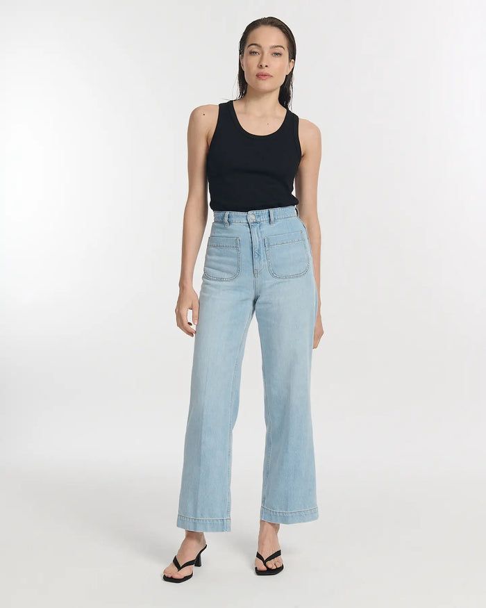 Lab Dip Jeans Droit Large DENIM SAMUEL