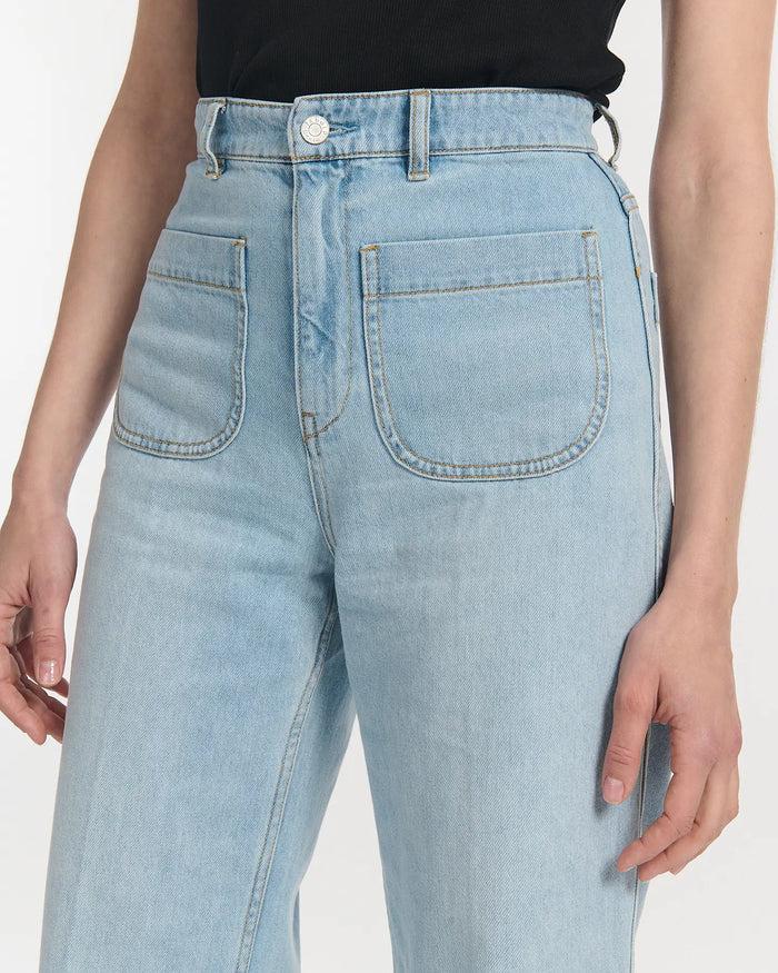 Lab Dip Jeans Droit Large DENIM SAMUEL