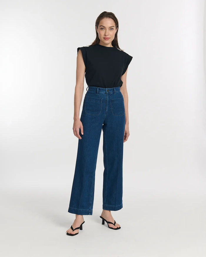 Lab Dip Jeans Droit Large DENIM SAMUEL