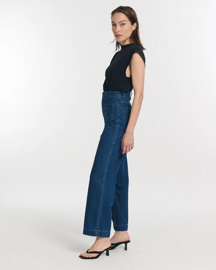 Lab Dip Jeans Droit Large DENIM SAMUEL