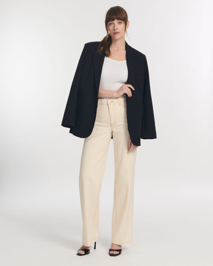 lab dip Jeans droit large DENIM SUFFREN