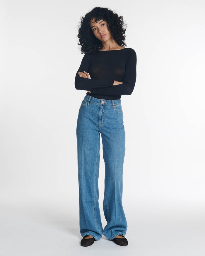 lab dip Jeans droit large DENIM SUFFREN