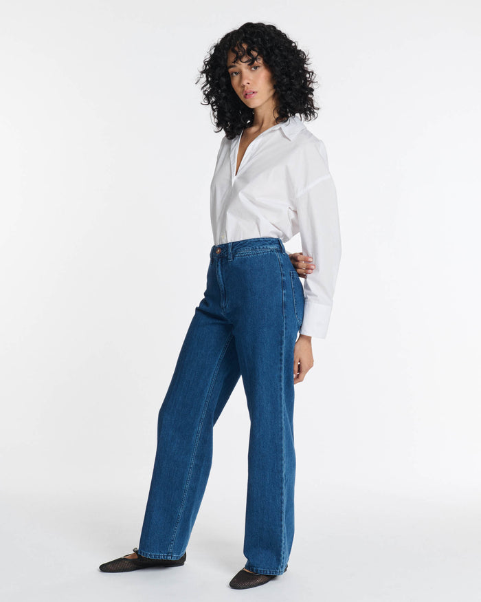 Lab Dip Jeans Droit Large DENIM SWANN