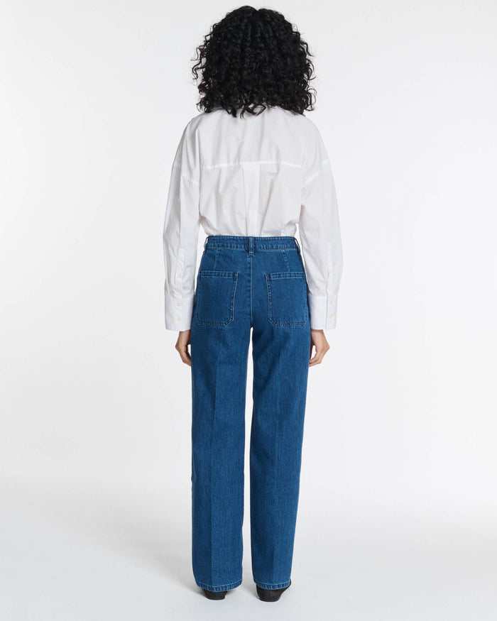 Lab Dip Jeans Droit Large DENIM SWANN