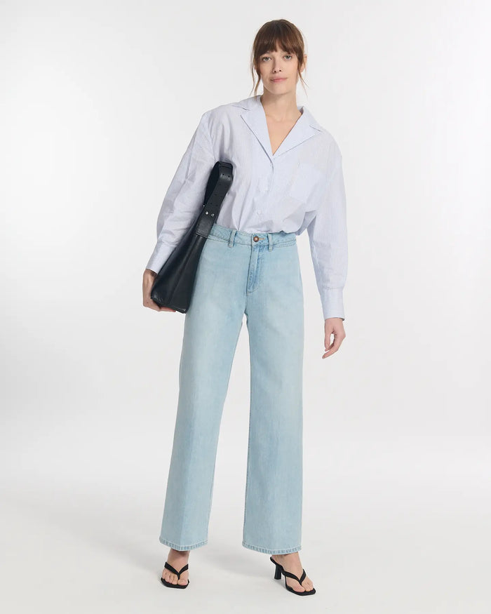 lab dip Jeans droit large DENIM SWANN