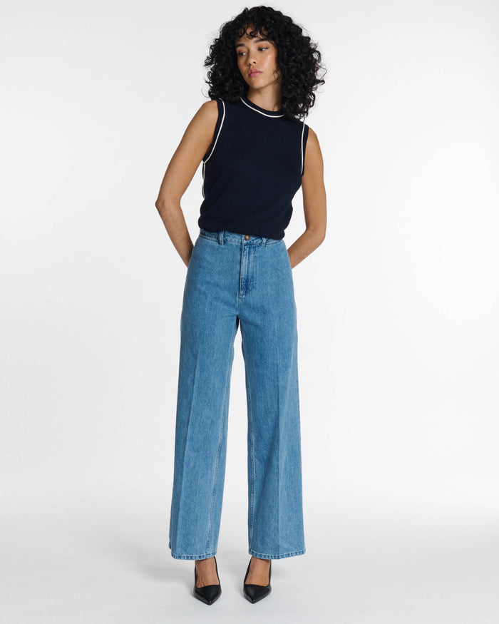 lab dip Jeans droit large DENIM SWANN