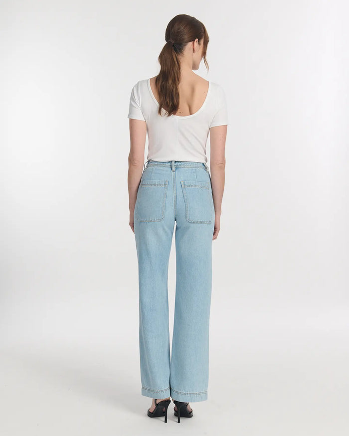 Lab Dip Jeans Droit Large DENIM TENCEL SPERONE