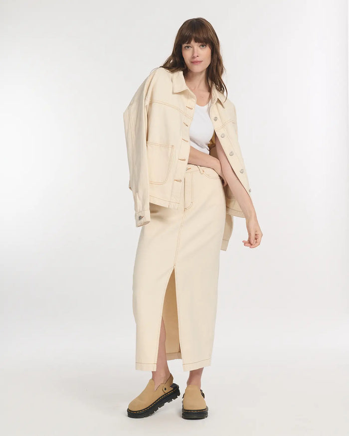 lab dip Jupe droit DENIM JOLY