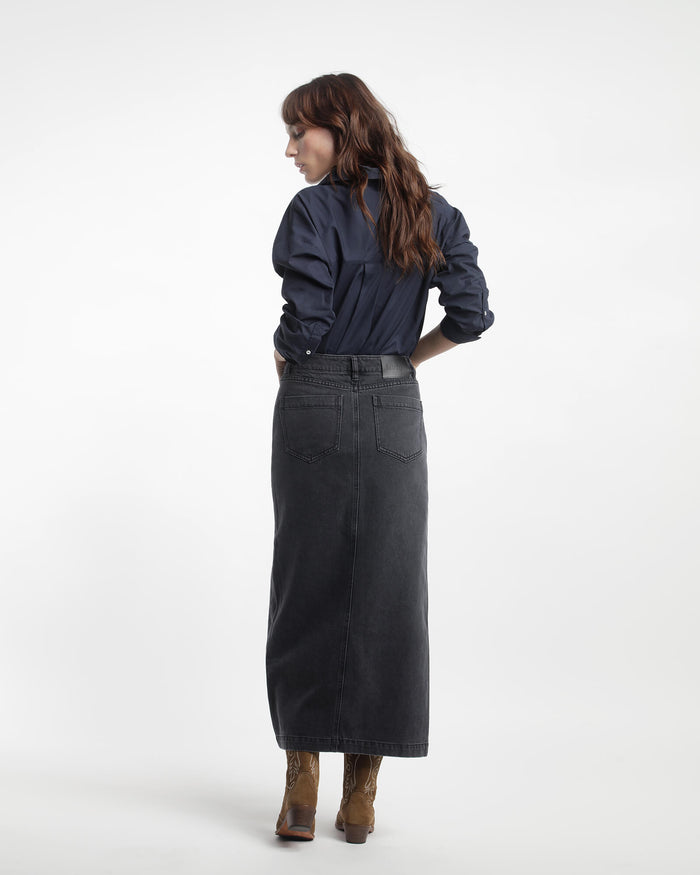 Lab Dip Jupe Droit DENIM JOLY