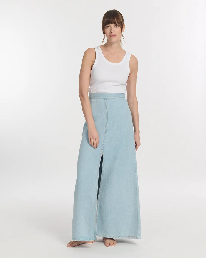 Lab Dip Jupe En Jeans Trapeze DENIM TENCEL JODIE