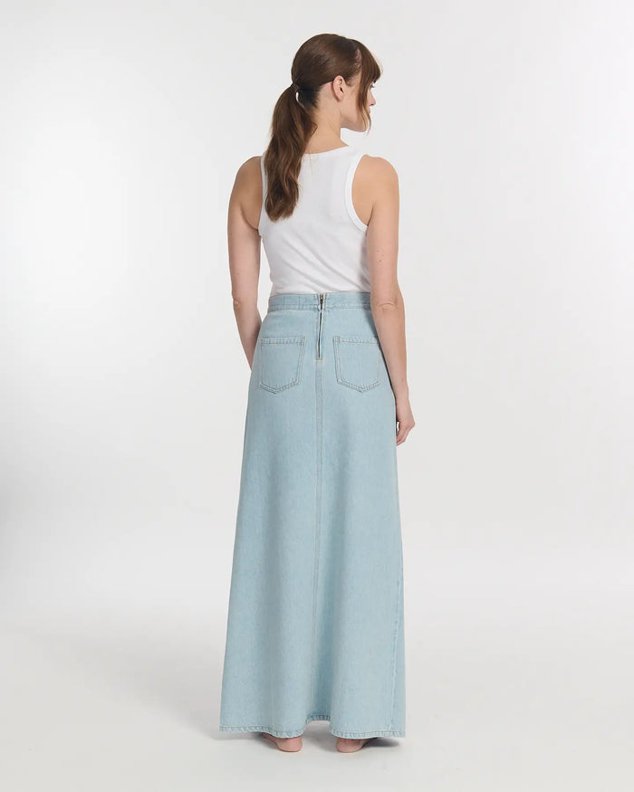 Lab Dip Jupe En Jeans Trapeze DENIM TENCEL JODIE