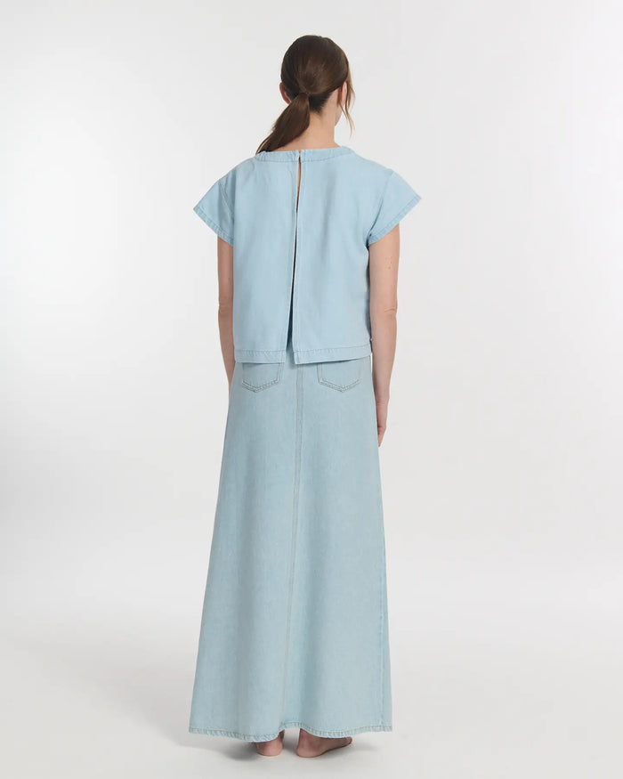 Lab Dip Top Loose DENIM TENCEL CLIO