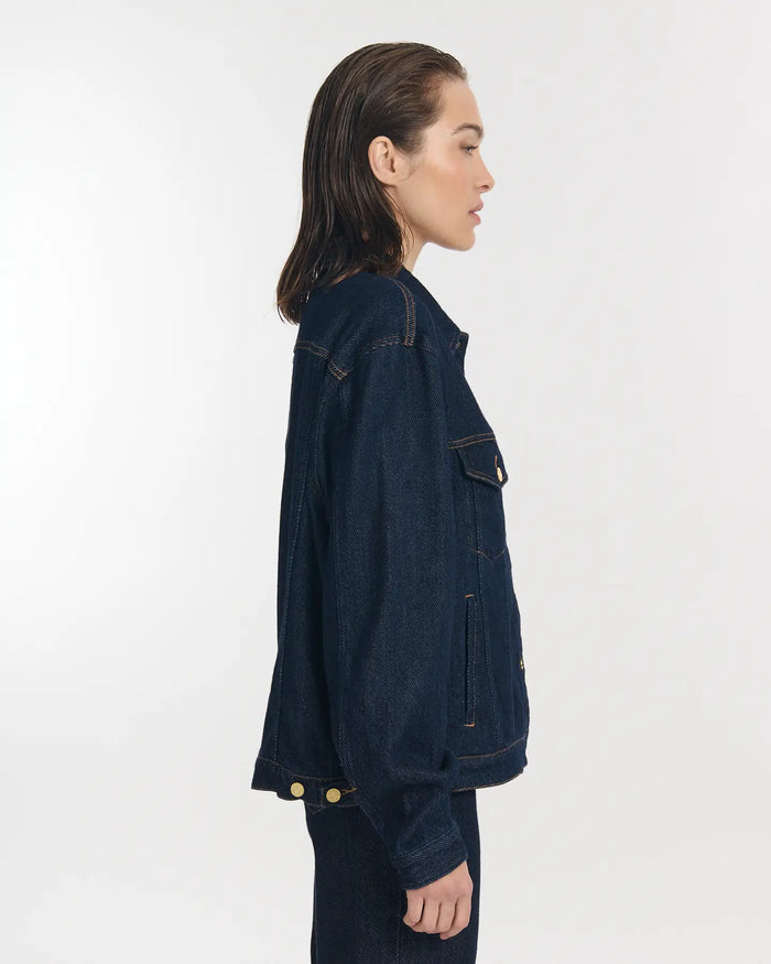 Lab Dip Veste Droite DENIM 3D BRODY