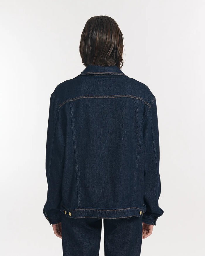 Lab Dip Veste Droite DENIM 3D BRODY