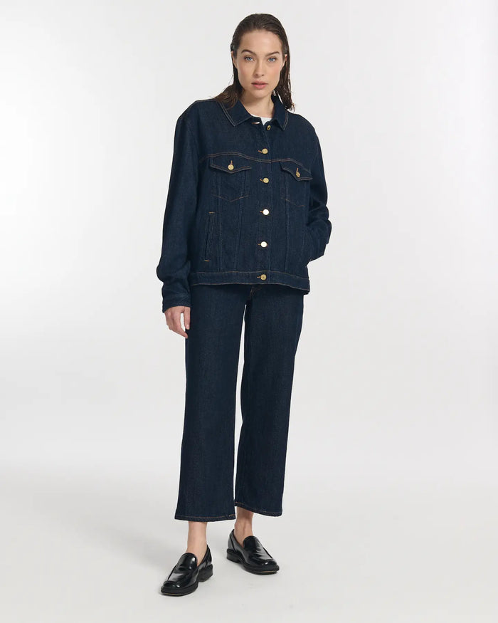 lab dip Veste droite DENIM 3D BRODY