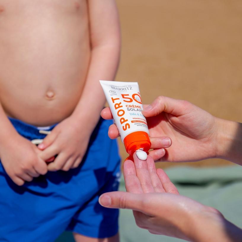 Laboratoires De Biarritz Crème Solaire Bébé & Enfant Sport SPF50+