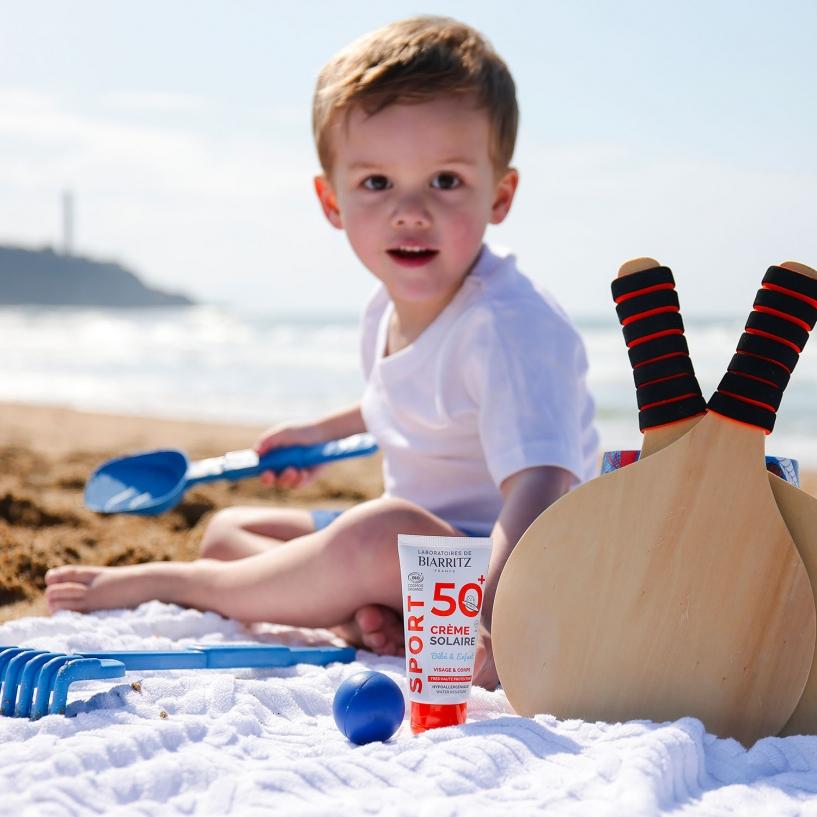 Laboratoires De Biarritz Crème Solaire Bébé & Enfant Sport SPF50+