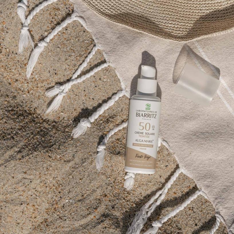Laboratoires De Biarritz Crème Solaire Teintée SPF50 Beige - 50 Ml