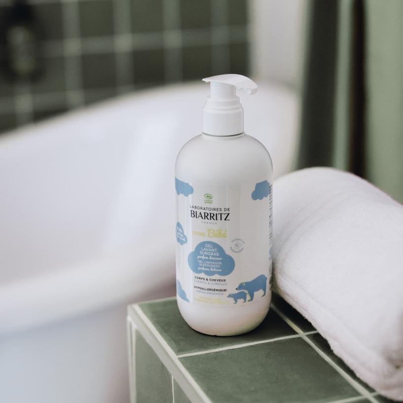 Laboratoires De Biarritz Duo Gel Lavant Surgras Bébé Parfum Douceur