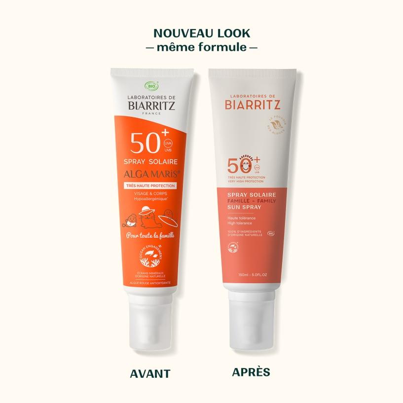 Laboratoires De Biarritz Spray Solaire Famille SPF50+