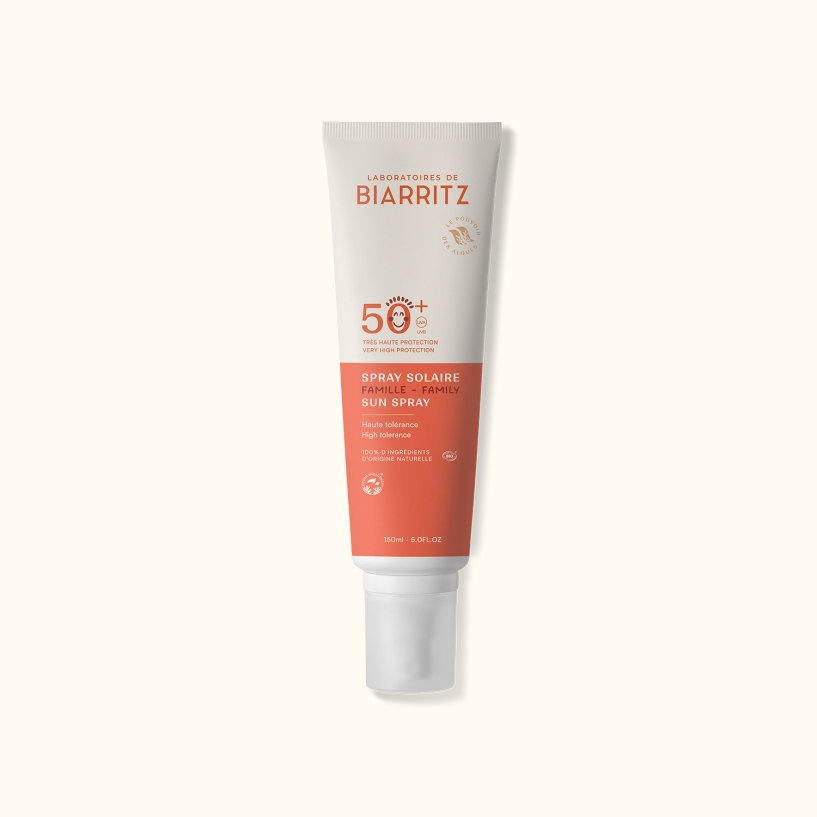 laboratoires de biarritz Spray solaire famille SPF50+