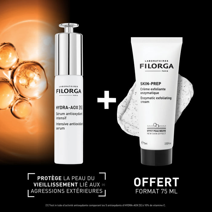 Laboratoires Filorga Paris COFFRET HYDRA-AOX [5] + SKIN-PREP CRÈME EXFOLIANTE
