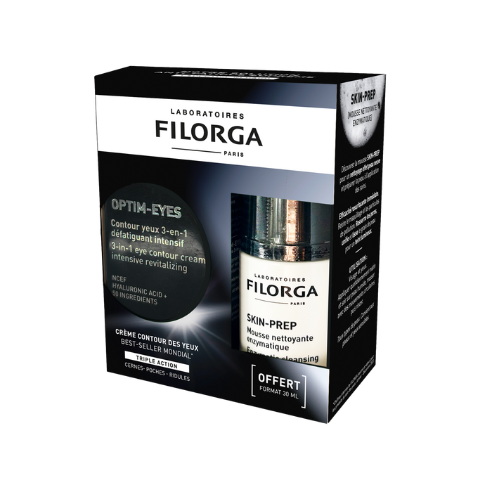 laboratoires filorga paris COFFRET OPTIM-EYES + MOUSSE NETTOYANTE