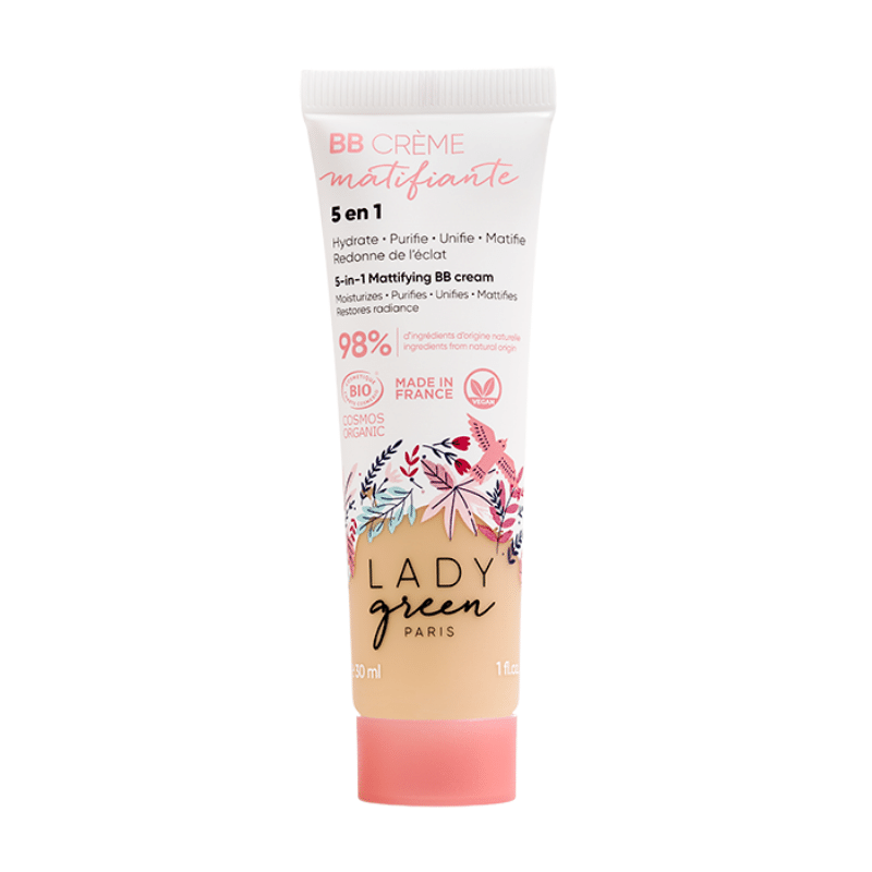 Lady Green 2+1 Offert Au Choix - BB Crème Matifiante 5 En 1 - Claire