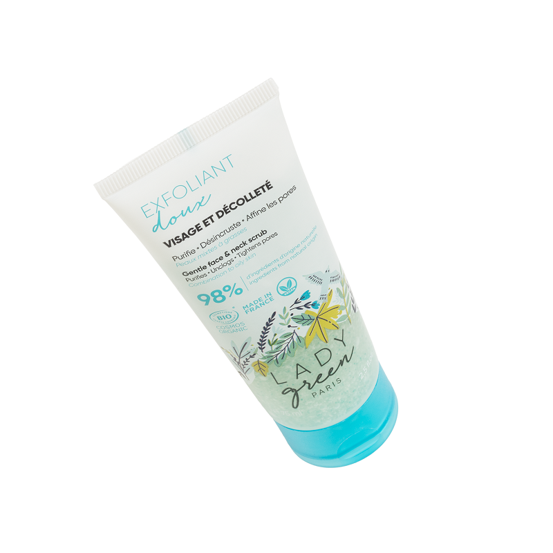 Lady Green Exfoliant Doux Visage Et Décolleté - Nouvelle Formule