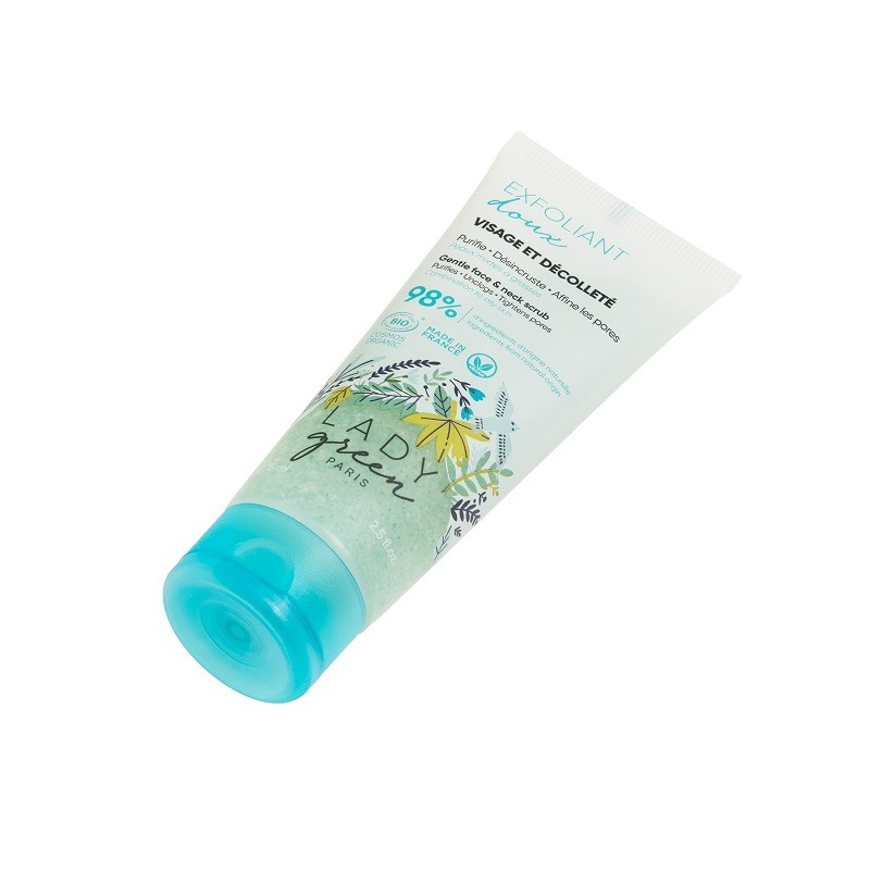 Lady Green Exfoliant Doux Visage Et Décolleté - Nouvelle Formule