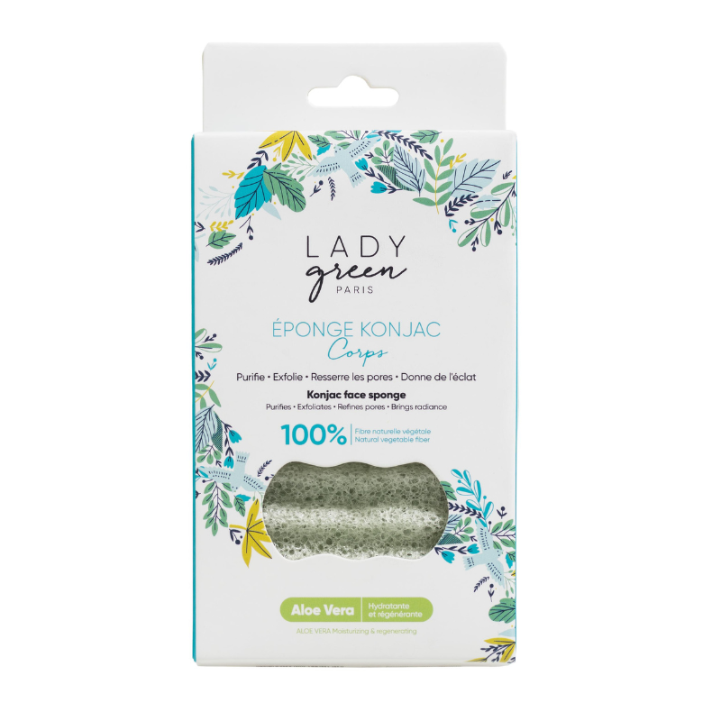Lady Green Éponge Konjac Corps