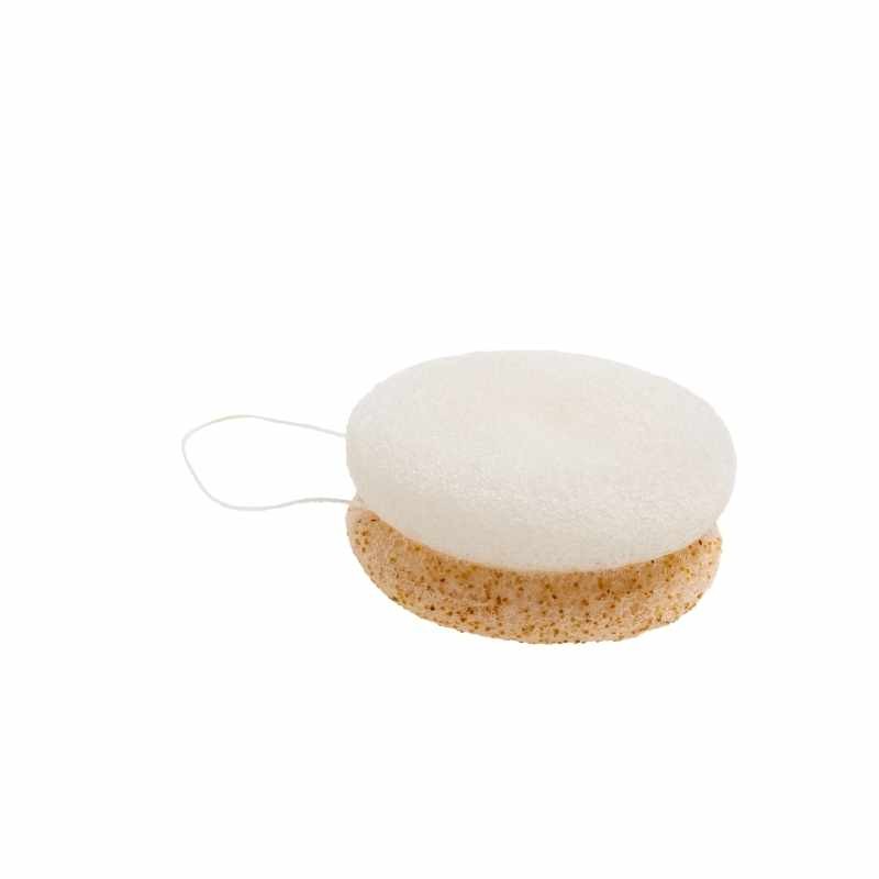 lady green Éponge Konjac Visage 2 en 1