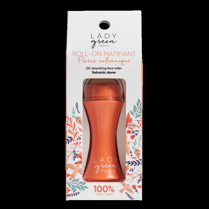 Lady Green Roll-on Matifiant En Pierre Volcanique
