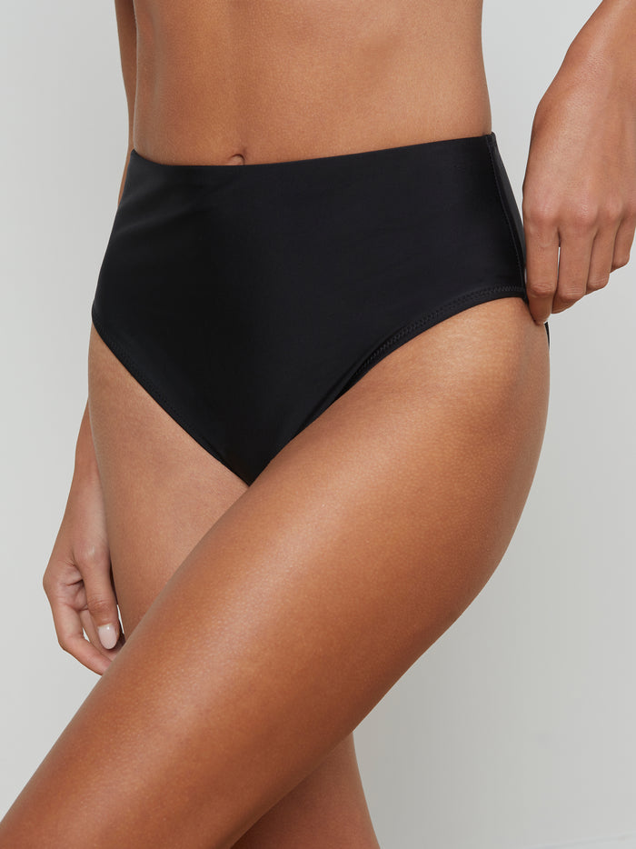 L'agence Bas De Maillot De Bain Taille Haute Vanessa Black
