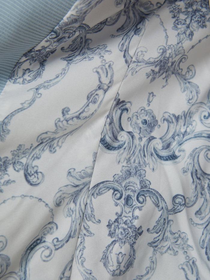 L'agence Blazer Brooke à Porter Ouvert Blue Fog/Scroll Toile