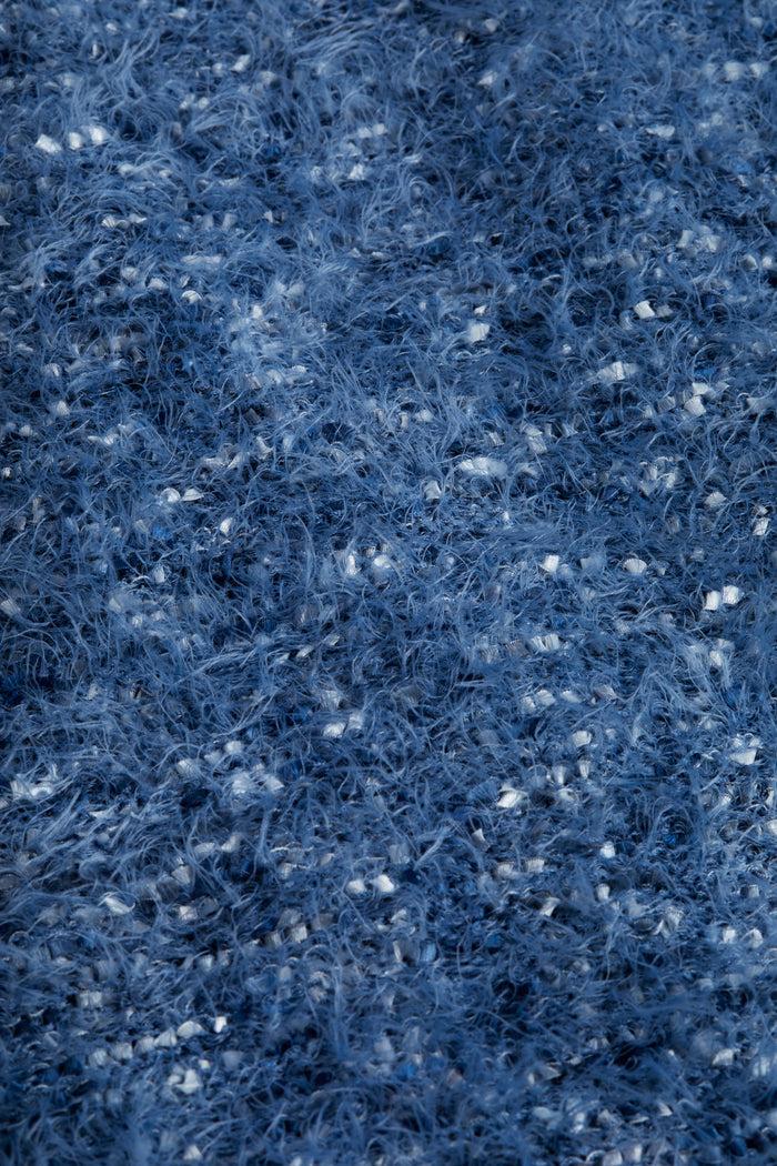 l'agence Blazer cardigan à franges Azure Bleu Multi