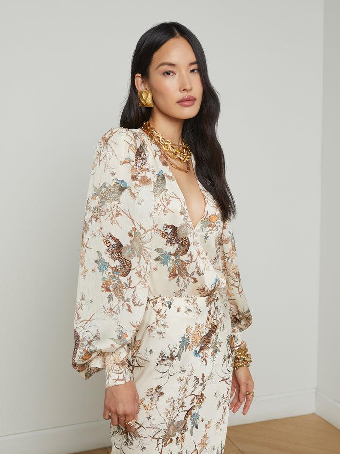 l'agence Body Kyoto Ecru Multi Tapestry Jungle Print