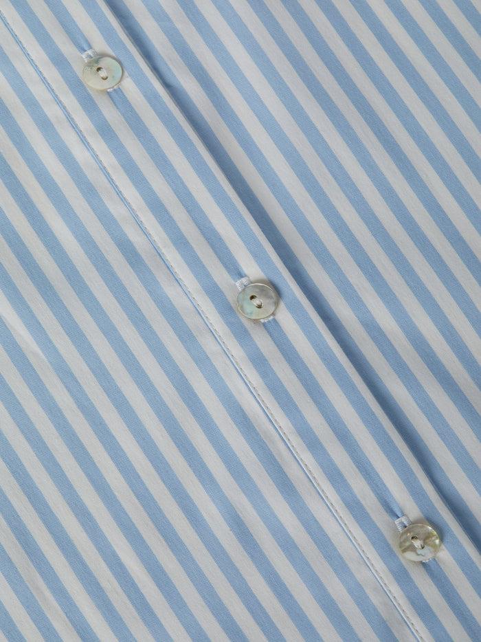 L'agence Chemise Ellery Scarlet Red/Light Blue Multi City Stripe