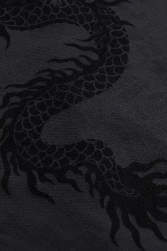 L'agence Chemisier En Soie à Motif Dragon Hailie Black Dragon