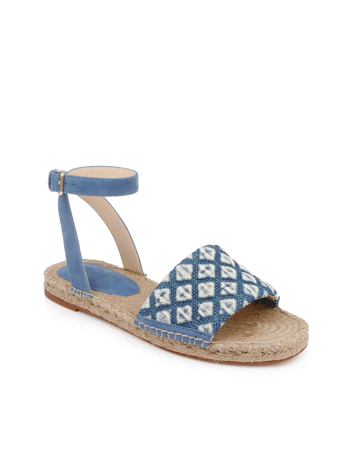 l'agence Espadrilles multi-matières Grece Light Blue Denim