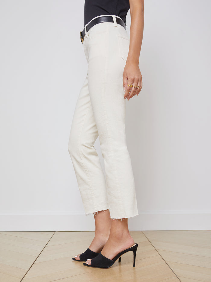 L'agence Jean Court à Jambe étroite Sada Blanc Vintage