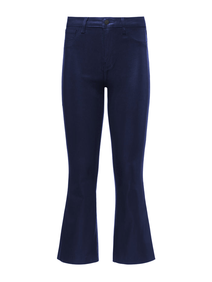 L'agence Jean évasé Court Enduit Kendra Midnight Coated