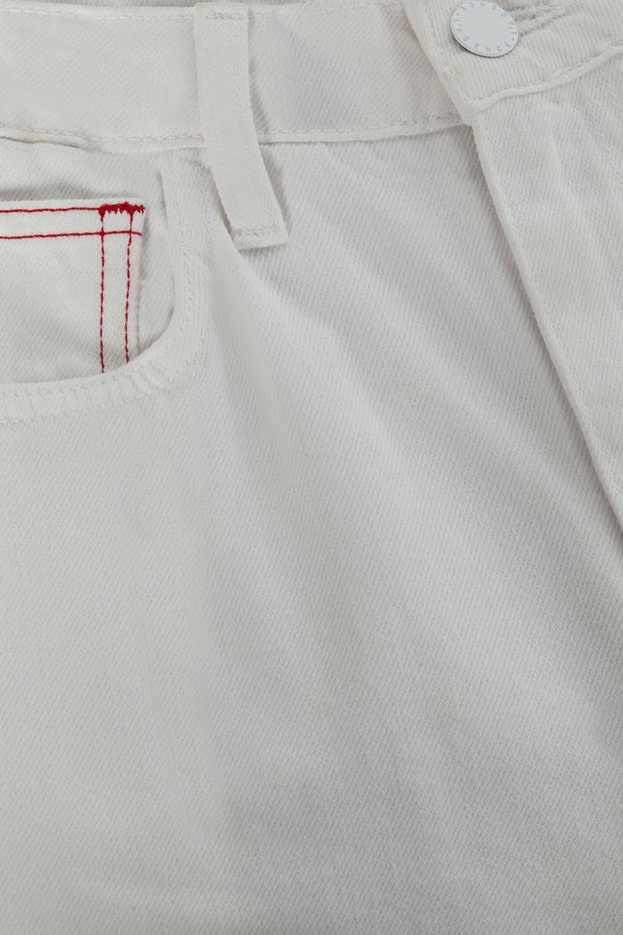 L'agence Jean Large à Revers Miley Blanc/Scarlet Red Contrast