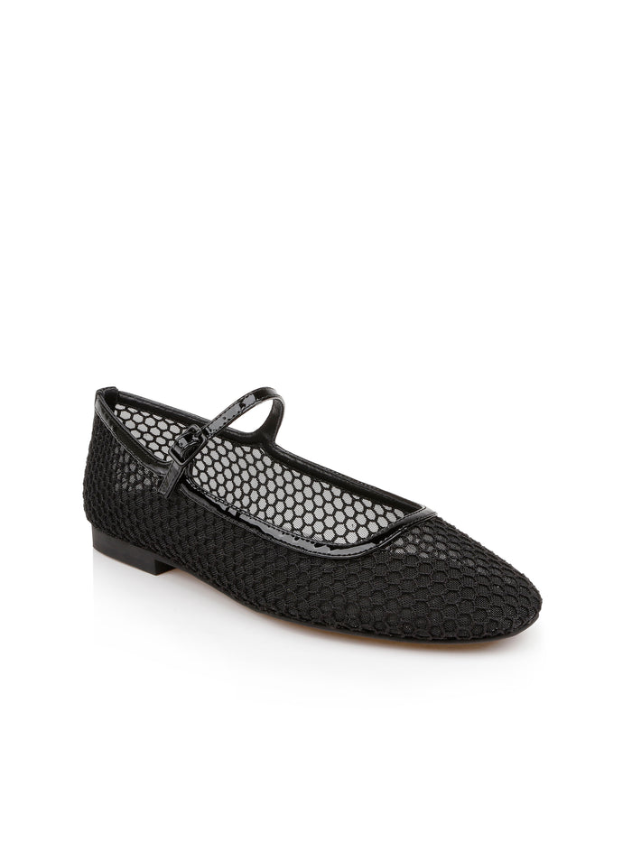 l'agence Ballerines en mesh Grainne Black Mesh