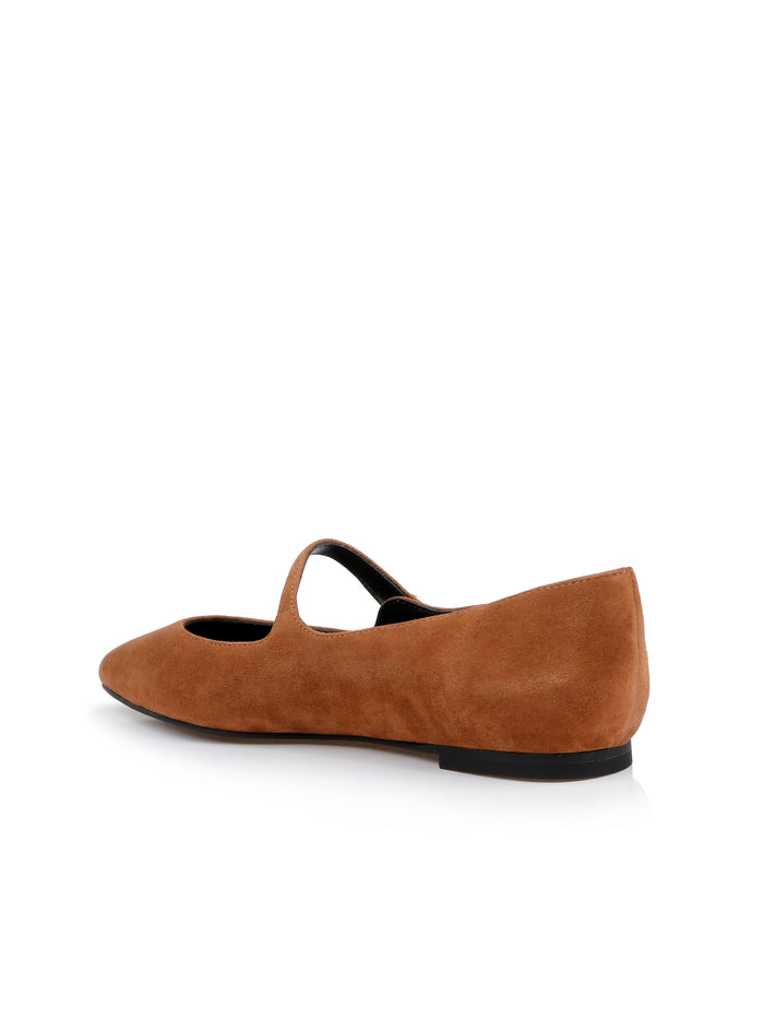 L'agence Ballerines Gersende Buckskin Suede