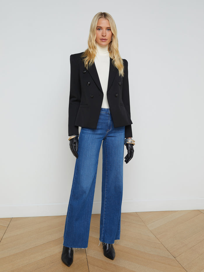 L'agence Blazer Coupe Slim Marie Black