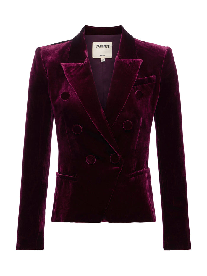 L'agence Blazer Coupe Slim Marie Dark Port