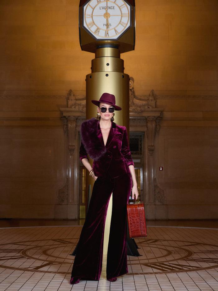 l'agence Blazer coupe slim Marie Dark Port