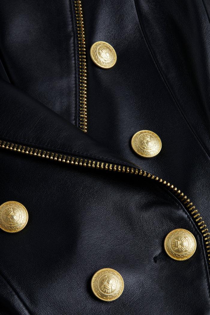 l'agence Blazer en cuir Ottilie Black