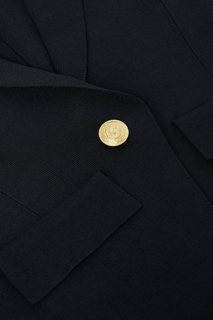 L'agence Blazer En Maille Chamberlain Black/Gold